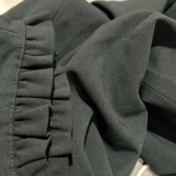 J. Crew Factory Ruffle Neck Suiting dress sleeveless NWT size 2 - Picture 5 of 10